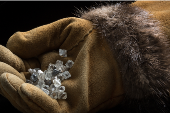 Diamant Brun Naturel Brut Non Taillé De 2.30 Carats - Pierre Brute De Collection