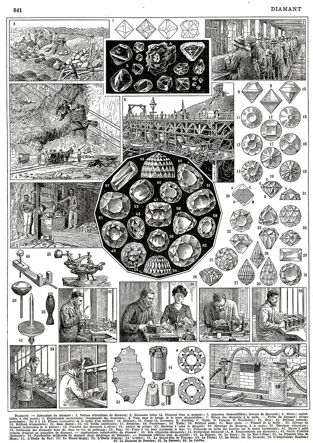 Le diamant, Larousse 1933